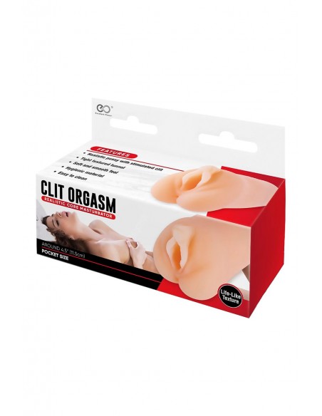 NMC 4.5 INCH REALISTIC MASTURBATOR WITH STIMULATED CLIT