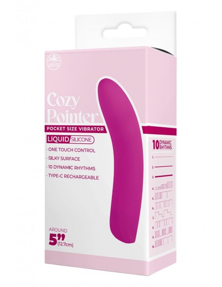 NMC 5 INCH SILICONE 10 FUNCTION VIBRATOR PINK