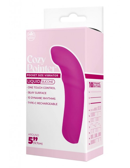 NMC 5 INCH SILICONE 10 FUNCTION VIBRATOR PINK