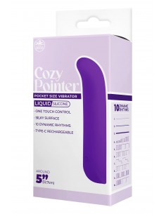NMC 5 INCH SILICONE 10 FUNCTION VIBRATOR PURPLE 2