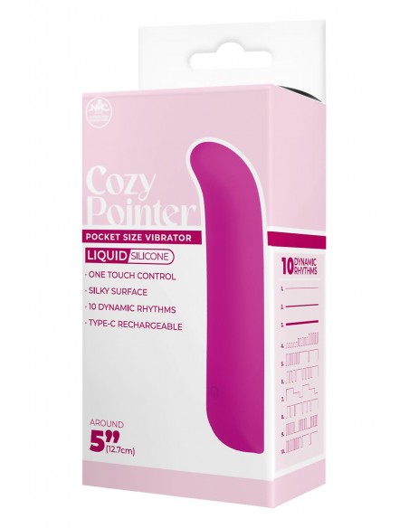 NMC 5 INCH SILICONE 10 FUNCTION VIBRATOR PINK