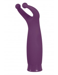 NMC 5 INCH RECHARGEABLE SILICONE 10 FUNCTIONS SPEED STIMULATOR PURPLE