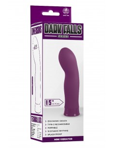 NMC 5 INCH RECHARGEABLE SILICONE 10 FUNCTIONS SPEED VIBRATOR PURPLE 2