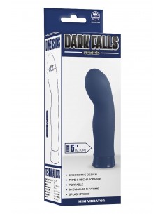 NMC 5 INCHRECHARGEABLE SILICONE 10 FUNCTIONS SPEED VIBRATOR BLUE 2