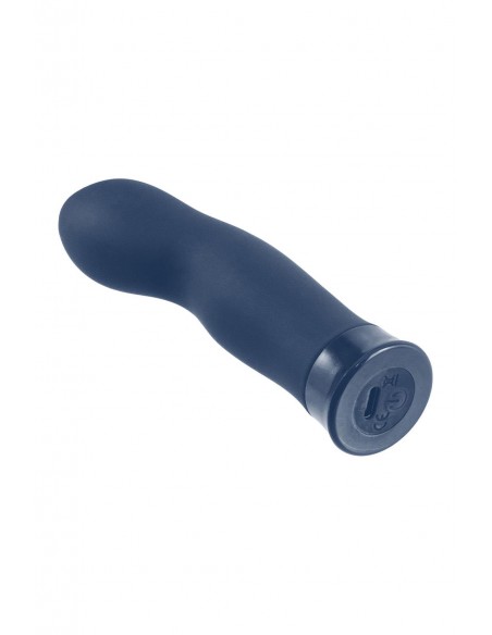 NMC 5 INCHRECHARGEABLE SILICONE 10 FUNCTIONS SPEED VIBRATOR BLUE