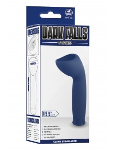 NMC 5.5 INCH RECHARGEABLE SILICONE 10 FUNCTIONS SPEED GLANS STIMULATOR BLUE 2