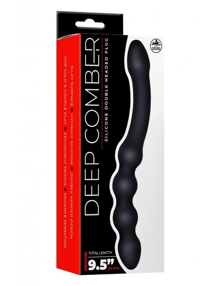 NMC 9.5 INCH SILICONE DOUBLE HEADED PLUG BLACK