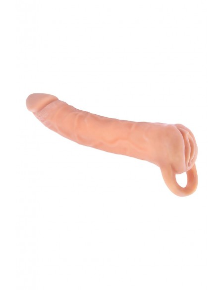 NMC TWO IN ONE 9 INCH PENIS EXTENDER AND MASTURBATOR FLESH