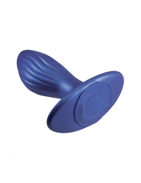NMC 4.5 INCH SILICONE ANAL PLUG METALLIC BLUE