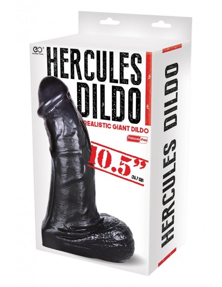 NMC 10.5 INCH PVC GIANT DILDO BLACK