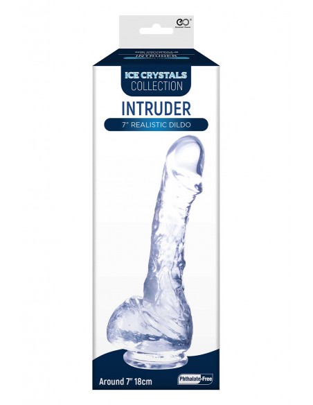 NMC 7 INCH REALISTIC DILDO WITH SUCTION CUP CLEAR