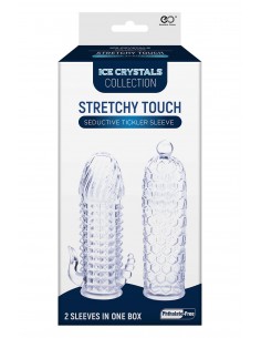 NMC 2 SEDUCTIVE TICKLER SLEEVES SET CLEAR 2