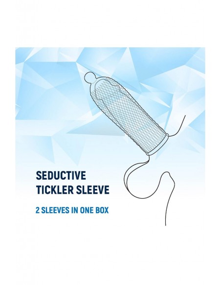 NMC 2 SEDUCTIVE TICKLER SLEEVES SET CLEAR