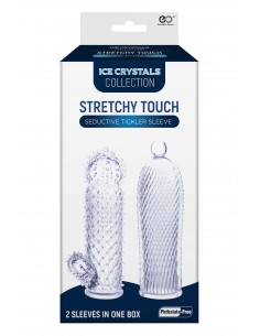 NMC 2 SEDUCTIVE TICKLER SLEEVES SET CLEAR 2