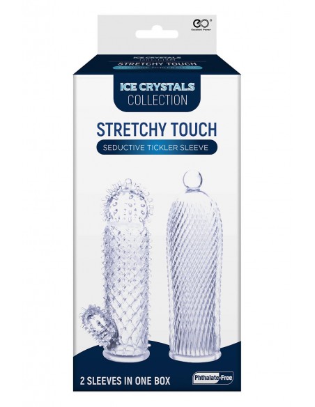 NMC 2 SEDUCTIVE TICKLER SLEEVES SET CLEAR