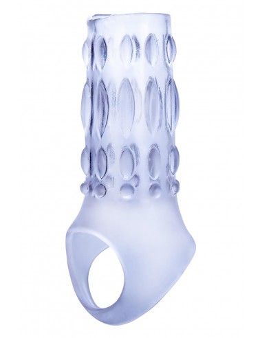 NMC 3 INCH TPE TRANSPARENT PENIS ENHANCER WITH BALL STRAP