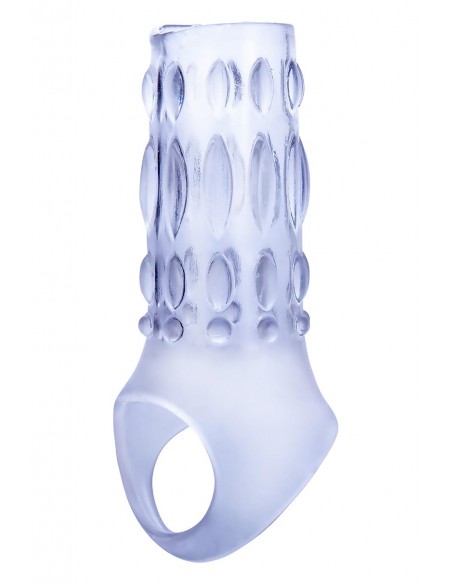 NMC 3 INCH TPE TRANSPARENT PENIS ENHANCER WITH BALL STRAP