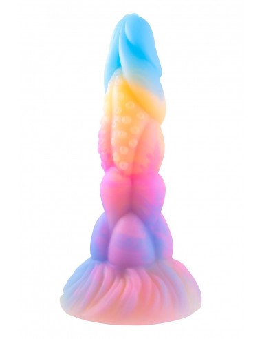 NMC 8 INCH SILICONE MONSTER DILDO GLOW IN THE DARK