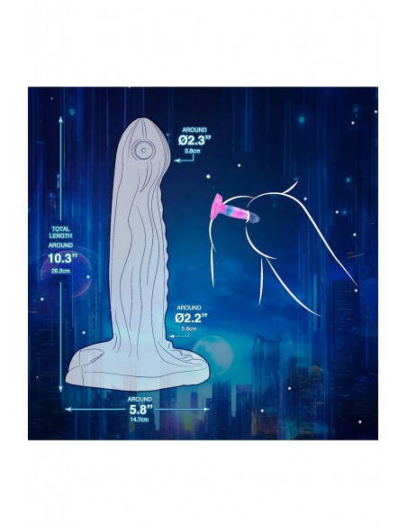 NMC 8.5 INCH SILICONE MONSTER DILDO