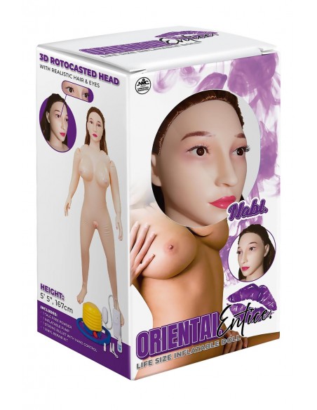 NMC 167CM PVC INFLATABLE STANDING DOLL WITH ASIAN FACE