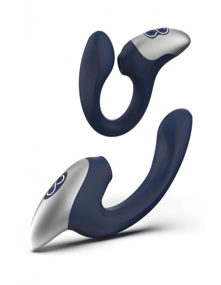 NMC SILICONE RECHARGEABLE VIBRATOR BLUE