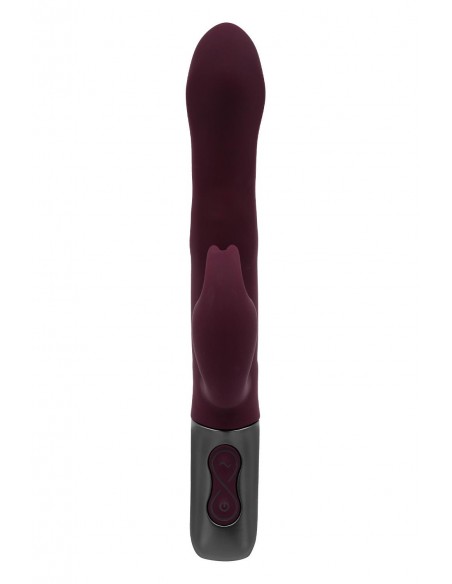 NMC 8.5 INCH SILICONE RECHARGEABLE VIBRATOR RUBINE RED