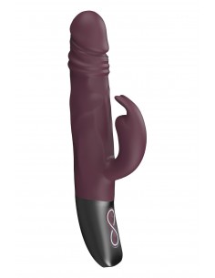 NMC SILICONE RECHARGEABLE VIBRATOR RUBINE RED