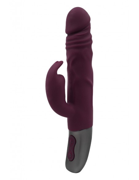 NMC SILICONE RECHARGEABLE VIBRATOR RUBINE RED