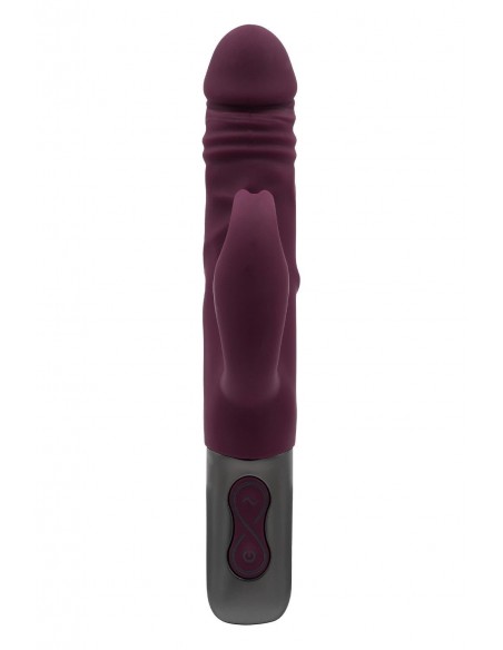 NMC SILICONE RECHARGEABLE VIBRATOR RUBINE RED
