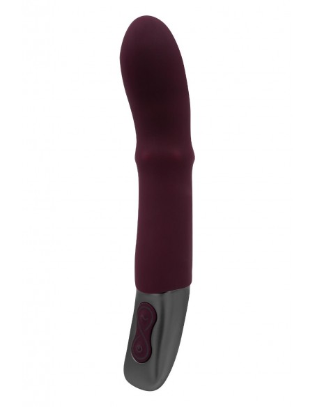 NMC 7 INCH SILICONE RECHARGEABLE VIBRATOR RUBINE RED