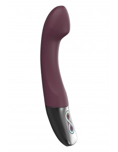 NMC SILICONE RECHARGEABLE VIBRATOR RUBINE RED