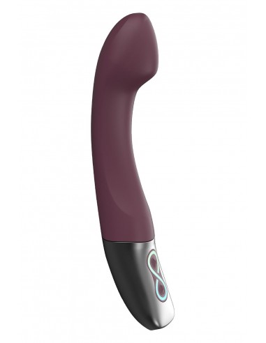 NMC SILICONE RECHARGEABLE VIBRATOR RUBINE RED