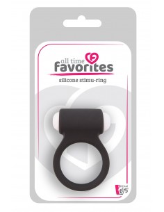 ALL TIME FAVORITES SILICONE STIMU-RING BLACK 2