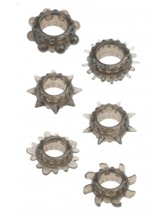 MENZSTUFF 6PC STRETCHEABLE RING SET