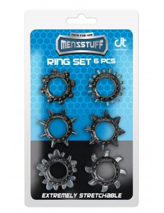 MENZSTUFF 6PC STRETCHEABLE RING SET 2