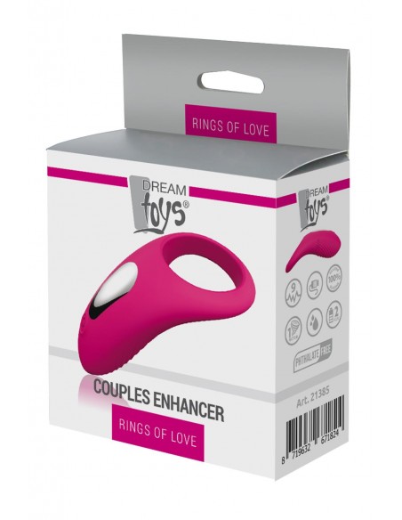 RINGS OF LOVE COUPLES ENHANCER MAGENTA