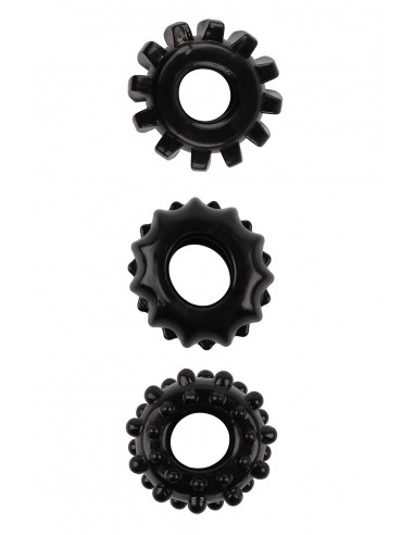 ALL TIME FAVORITES SET OF 3 COCKRINGS BLACK