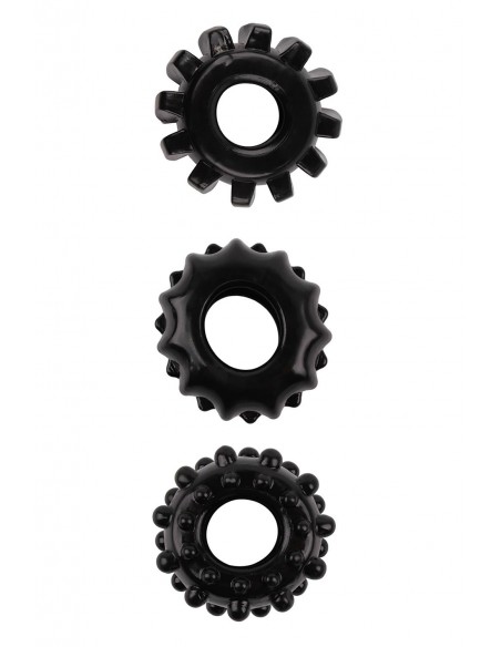 ALL TIME FAVORITES SET OF 3 COCKRINGS BLACK