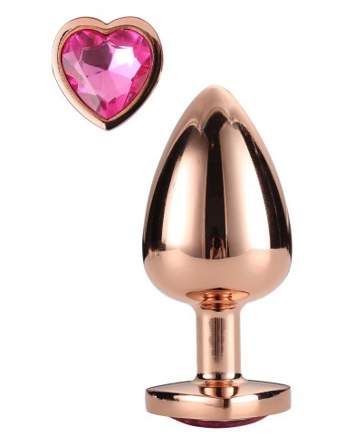GLEAMING LOVE ROSE GOLD PLUG SMALL