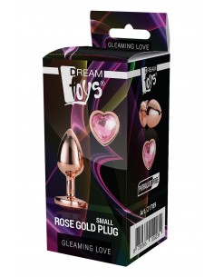 GLEAMING LOVE ROSE GOLD PLUG SMALL 2