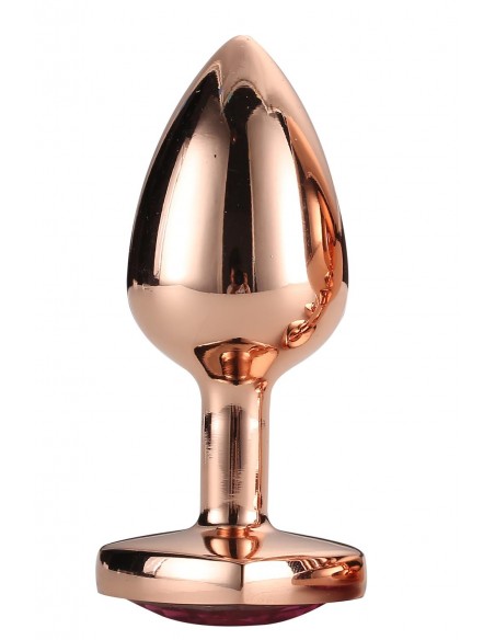 GLEAMING LOVE ROSE GOLD PLUG SMALL