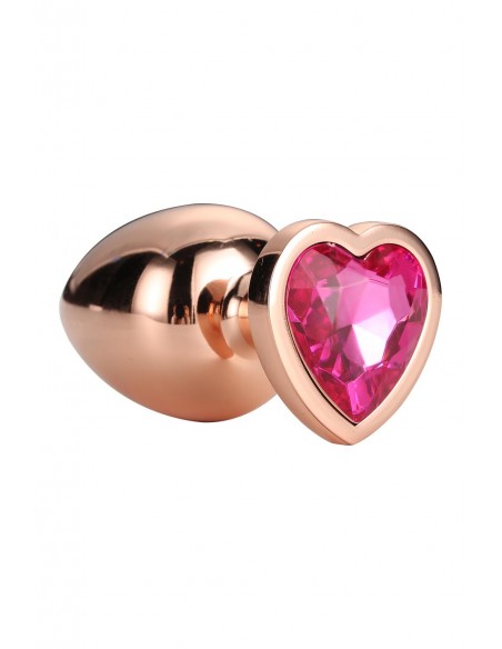 GLEAMING LOVE ROSE GOLD PLUG SMALL