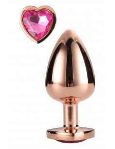 GLEAMING LOVE ROSE GOLD PLUG MEDIUM