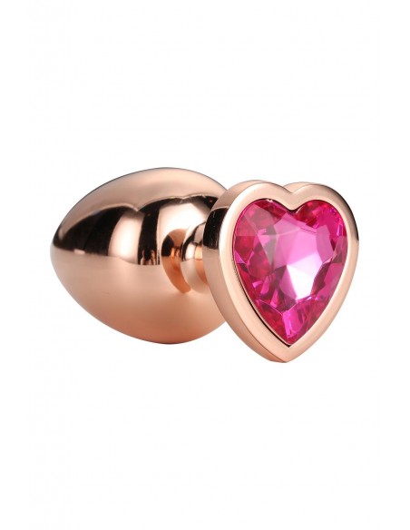 GLEAMING LOVE ROSE GOLD PLUG MEDIUM