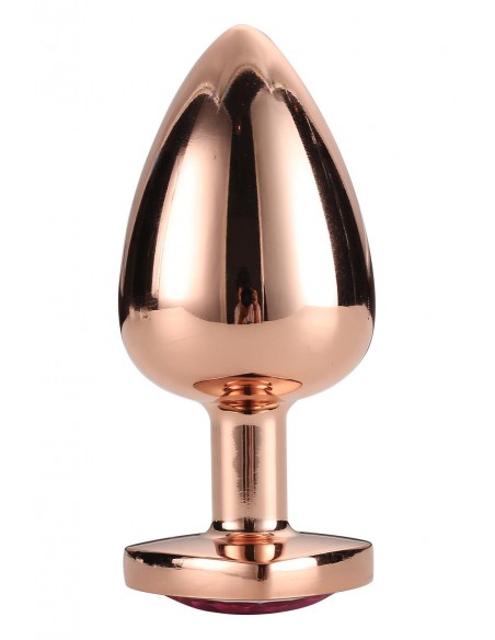 GLEAMING LOVE ROSE GOLD PLUG LARGE