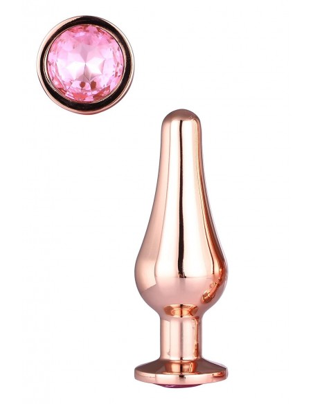 GLEAMING LOVE ROSE GOLD PLEASURE PLUG S