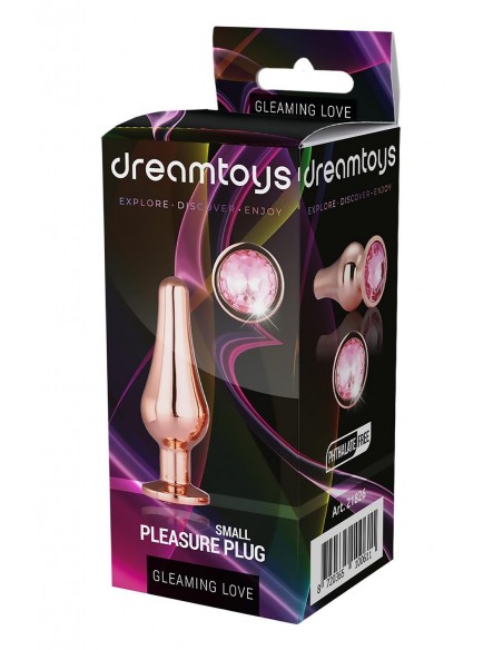 GLEAMING LOVE ROSE GOLD PLEASURE PLUG S