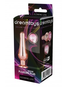 GLEAMING LOVE ROSE GOLD PLEASURE PLUG M 2
