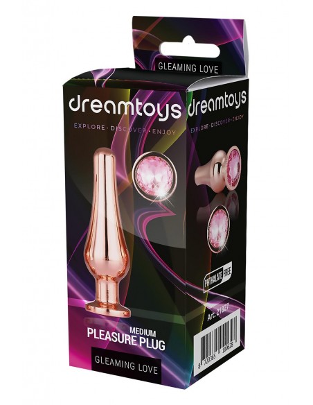GLEAMING LOVE ROSE GOLD PLEASURE PLUG M