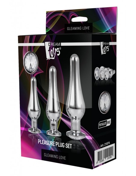 GLEAMING LOVE PLEASURE SET SILVER
